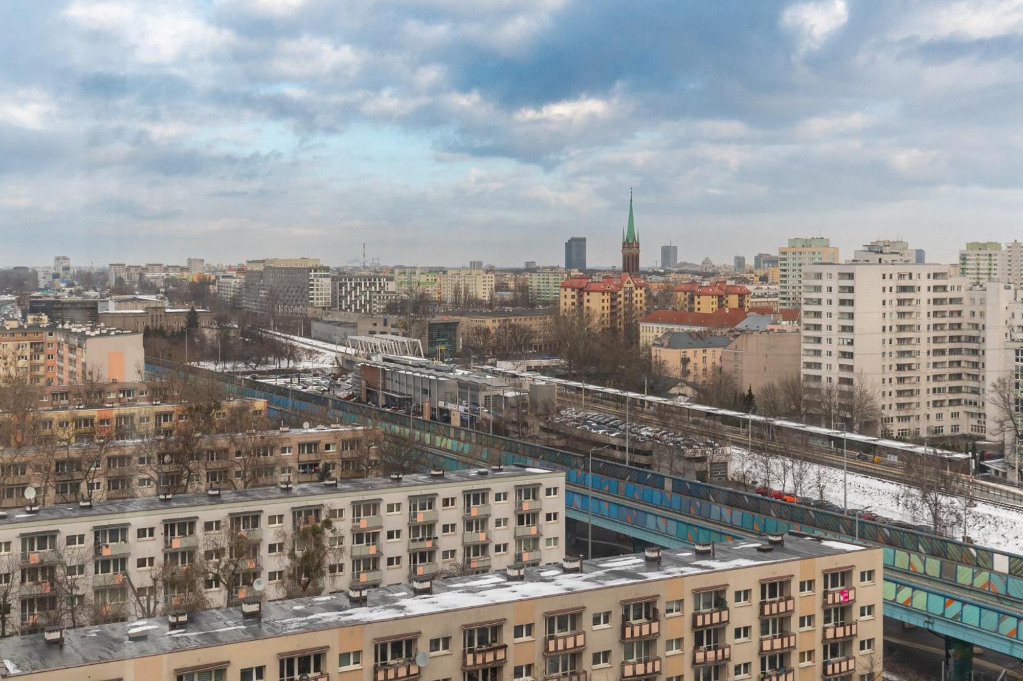Apartamenty Wola Tower Varsó Kültér fotó